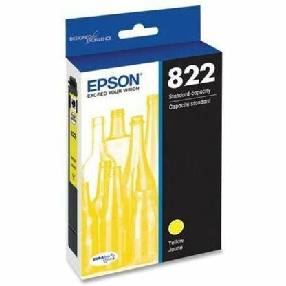 Cartouche d'encre jaune T822 STD CAP avec capteur SENSORMATIC