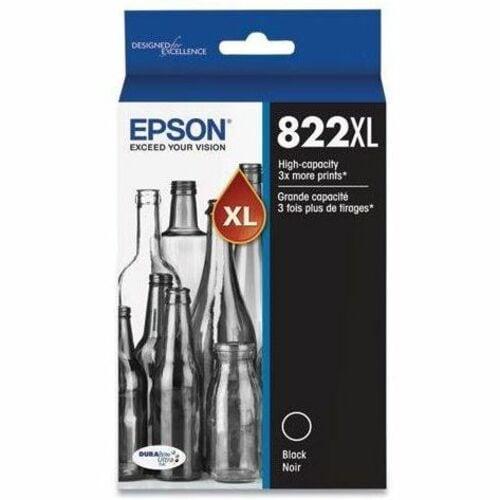 CARTOUCHE D'ENCRE NOIRE HAUTE CAPACITÉ T822 AVEC SENSORMATIC