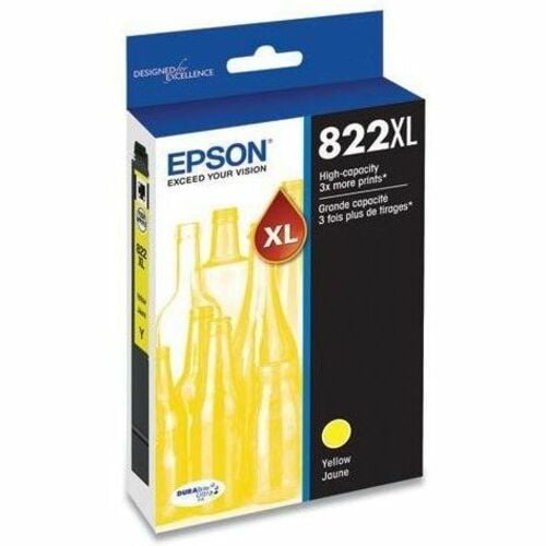 Epson T822 Original High Yield Inkjet Ink Cartridge - Yellow