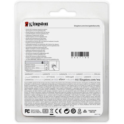 128GB USB 3.0 DTVP30 256BIT AES ENCRYPTED FIPS 197