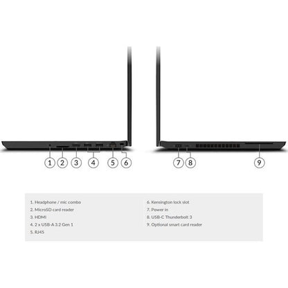 Ordinateur portable Lenovo ThinkPad T15p Gen 1 20TN001LUS 15,6 pouces - Full HD