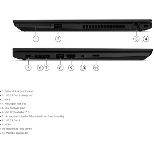 Lenovo ThinkPad T15 Gen 1 20S6004PCA 15.6\" Notebook - Full HD - Intel Core i5 10th Gen i5