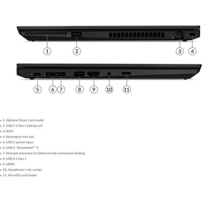 Lenovo ThinkPad T15 Gen 1 20S6004PCA 15.6\" Notebook - Full HD - Intel Core i5 10th Gen i5