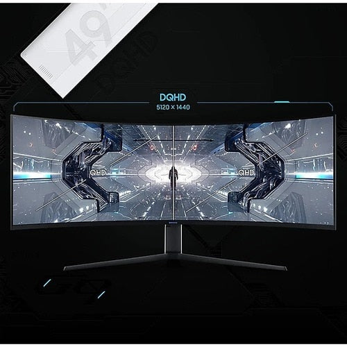 Samsung Odyssey G9 C49G95TSSN 49\" Class UW-QHD Curved Screen Gaming LCD Monitor - 32:9
