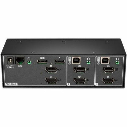 2PORT SC UNIVERSAL DP/H SECURE KVM SWITCH DUAL DISPLAY PP4.0