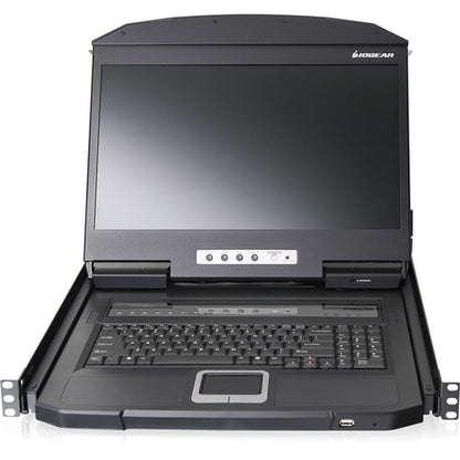 Écran LCD large 18,5 pouces, 8 points KVM TAA