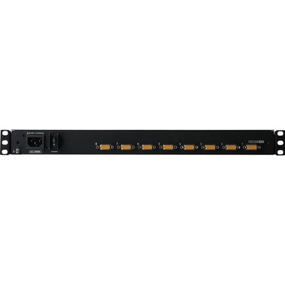 Écran LCD large 18,5 pouces, 8 points KVM TAA