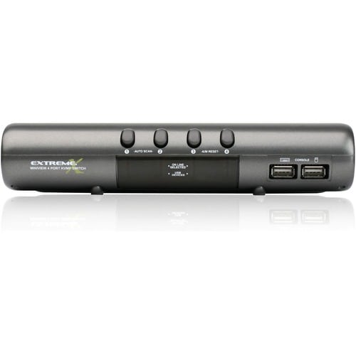 KIT KVMP DE 4 PUERTOS VGA CON AUDIO OSD