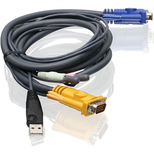 KIT KVMP DE 4 PUERTOS VGA CON AUDIO OSD