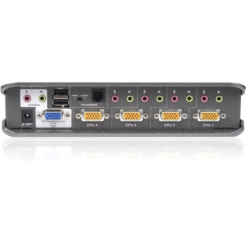 KIT KVMP DE 4 PUERTOS VGA CON AUDIO OSD