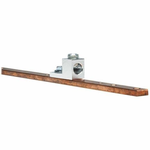 Tripp Lite by Eaton Copper Bus Grounding Bar for 24U and 25U Racks - 0