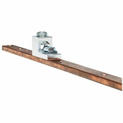 Tripp Lite by Eaton Copper Bus Grounding Bar for 24U and 25U Racks - 0