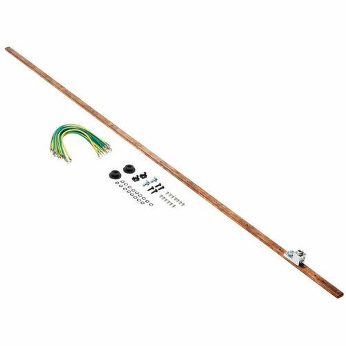 Tripp Lite by Eaton Copper Bus Grounding Bar for 24U and 25U Racks - 0