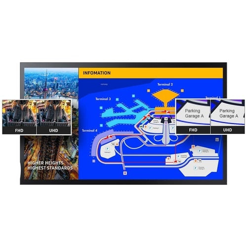 Pantalla de señalización digital Samsung QM32R-T - LCD de 32" Cortex A72 1,70 GHz