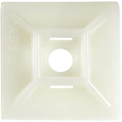 StarTech.com Lot de 100 supports de serre-câbles avec ruban adhésif pour serre-câbles de 5,5 mm de large - N
