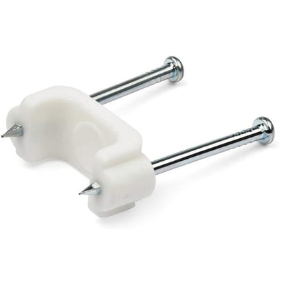 StarTech.com Lot de 100 serre-câbles avec clous - Deux clous en acier - Réutilisables