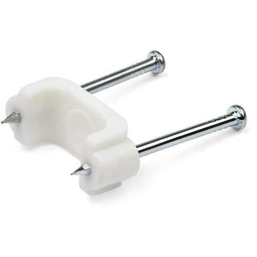 StarTech.com Lot de 100 serre-câbles avec clous - Deux clous en acier - Réutilisables