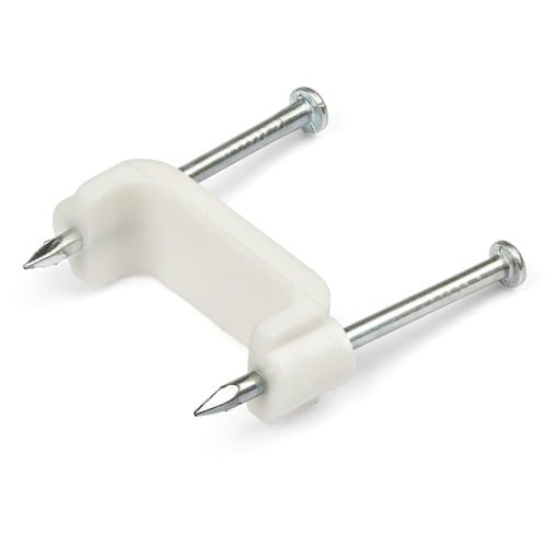 StarTech.com Lot de 100 serre-câbles avec clous - Deux clous en acier - Réutilisables
