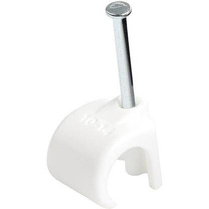StarTech.com 100 Pk XL Cable Clips w/ Nail - Reusable Nail-in Clamps - Cord Moun