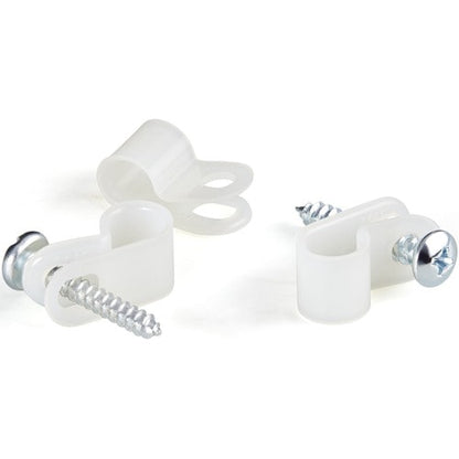 StarTech.com Lot de 100 serre-câbles à visser - Fixation/support de câble - Type R S