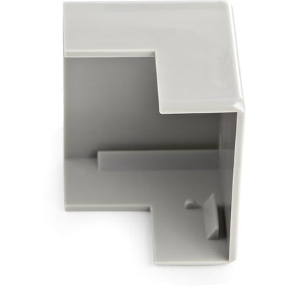 StarTech.com Lot de 20 connecteurs d'angle extérieurs pour chemin de câbles CBMWD3816, accessoires de gestion de câbles, conduit de câblage, coude extérieur à 90°, UL