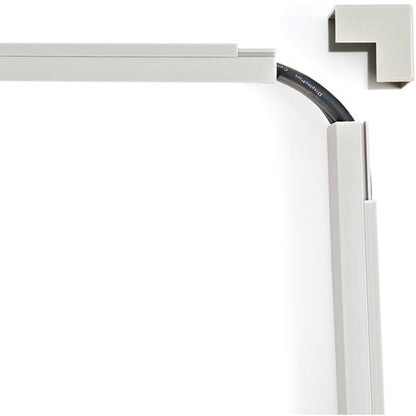 StarTech.com Lot de 20 connecteurs d'angle extérieurs pour chemin de câbles CBMWD3816, accessoires de gestion de câbles, conduit de câblage, coude extérieur à 90°, UL