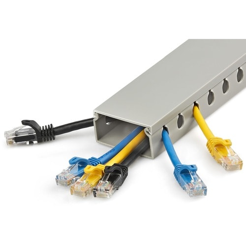StarTech.com Cable Management Raceway with Cover 2\"(50mm)W x 1\"(25mm)H, 6.5ft(2m) length