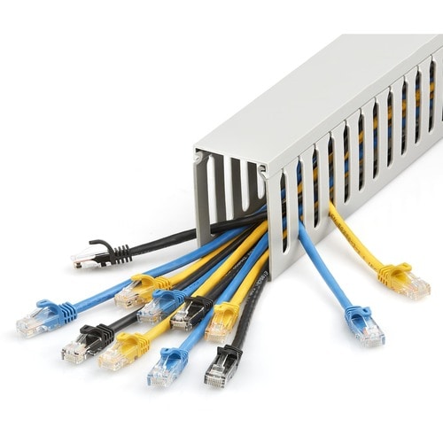 StarTech.com Cable Management Raceway with Cover 2\"(50mm)W x 3\"(75mm)H, 6.5ft(2m) length