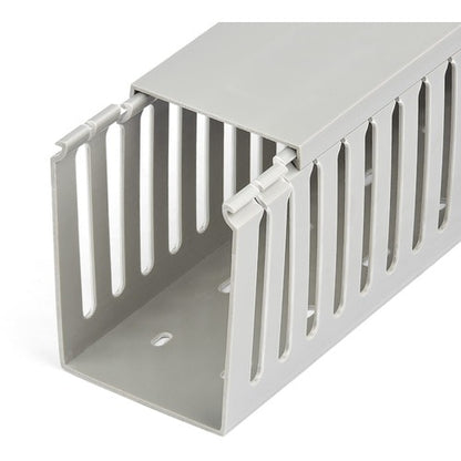StarTech.com Cable Management Raceway with Cover 3\"(75mm)W x 4\"(100mm)H, 6.5ft(2m) lengt