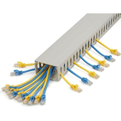 StarTech.com Cable Management Raceway with Cover 3"(75mm)W x 2"(50mm)H, 6.5ft(2m
