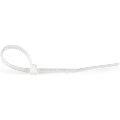 StarTech.com 4\"(10cm) Cable Ties, 7/8\"(22mm) Dia, 18lb(8kg) Tensile Strength, Nylon Self