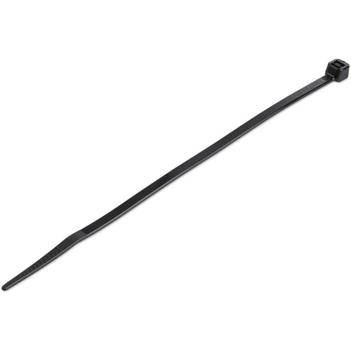 StarTech.com 6"(15cm) Cable Ties, 1-3/8"(39mm) Dia, 40lb(18kg) Tensile Strength,