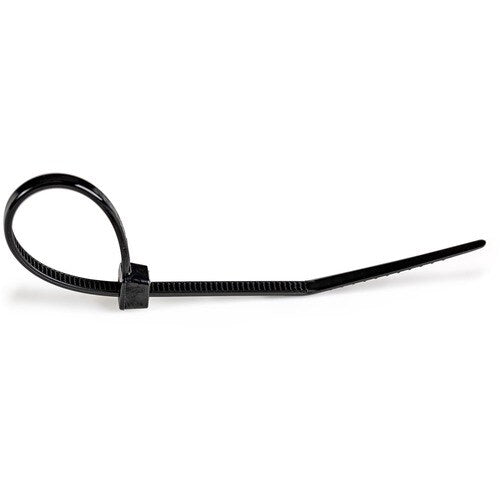 StarTech.com 6"(15cm) Cable Ties, 1-3/8"(39mm) Dia, 40lb(18kg) Tensile Strength,