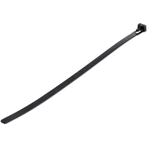 Colliers de serrage réutilisables StarTech.com de 25 cm (10 po), diamètre de 65 mm (2-1/2 po), résistance à la traction de 22 kg (50 lb)