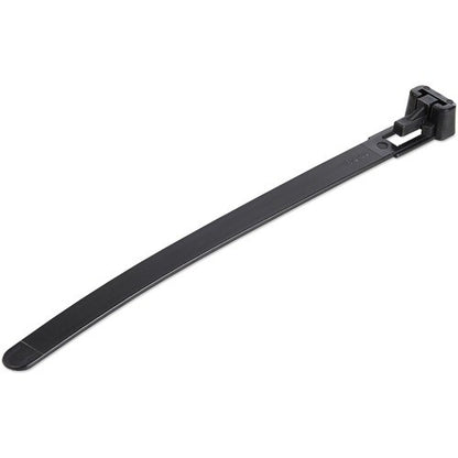 StarTech.com 5"(12cm) Reusable Cable Ties, 1-1/8"(30mm) Dia. 50lb(22Kg) Tensile
