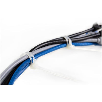 Bridas reutilizables StarTech.com de 20 cm (8"), 50 mm (1-7/8") de diámetro, 22 kg (50 lb) de resistencia a la tracción