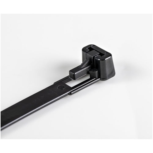 StarTech.com 8"(20cm) Reusable Cable Ties, 1-7/8"(50mm) Dia. 50lb(22Kg) Tensile