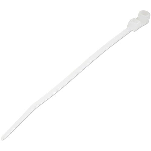 StarTech.com 4"(10cm) Cable Ties with Mounting Hole, 7/8"(24mm) Dia, 18lb(8kg) T