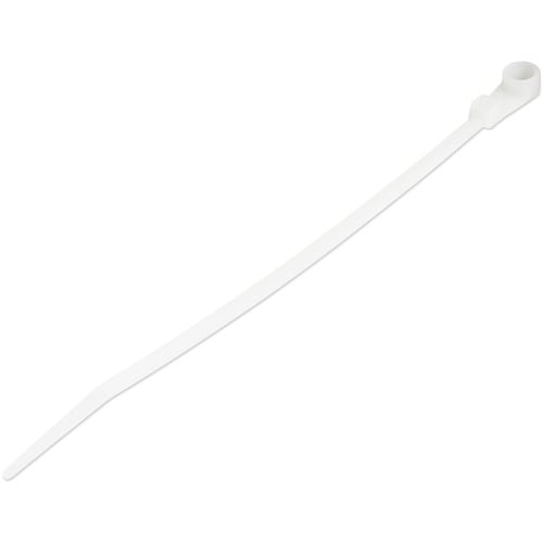 StarTech.com 6"(15cm) Cable Ties with Mounting Hole, 1-1/2"(40mm) Dia, 40lb(18kg