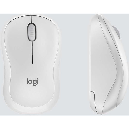Ensemble clavier et souris sans fil silencieux Logitech MK295, blanc cassé