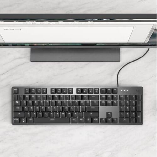K845 CLAVIER MÉCANIQUE LUMINEUX AVEC FIL EN ALUMINIUM TTC MULTI 4