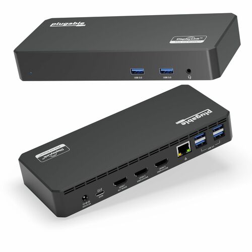 Station d'accueil triple écran USB C Plugable avec