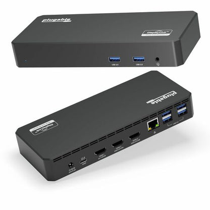 Station d'accueil triple écran USB C Plugable avec