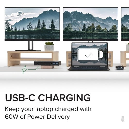Station d'accueil triple écran USB C Plugable avec