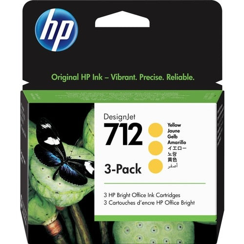 3PK 712 CARTUCHO DE TINTA AMARILLO