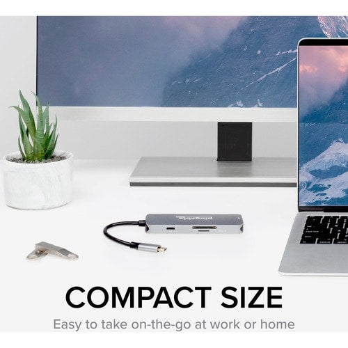 HUB USB C ENCHUFABLE ADAPTADOR MULTIPUERTO HUB 7 EN 1