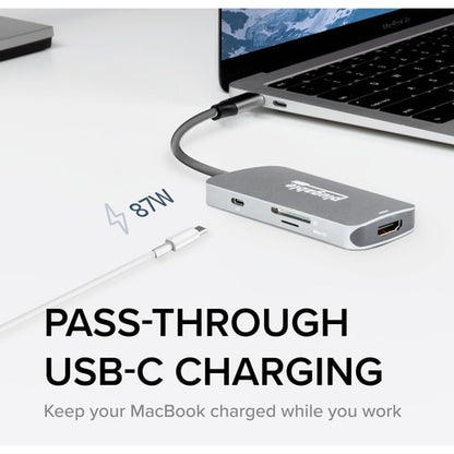 HUB USB C ENCHUFABLE ADAPTADOR MULTIPUERTO HUB 7 EN 1