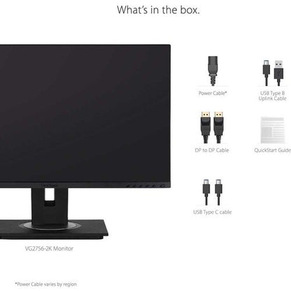 Moniteur LED WQHD ViewSonic Graphic VG2756-2K 27 pouces - 16:9