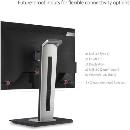 Moniteur LED UHD 4K ViewSonic Graphic VG2756-4K 27 pouces - 16:9