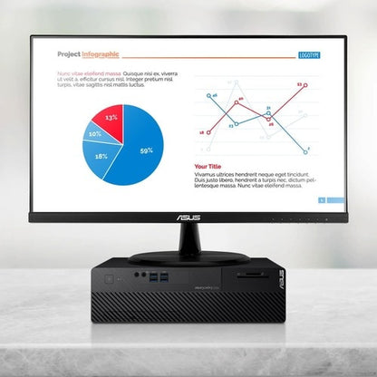 EXPERTCENTER D500SA SFF I310100 3.6G 8GB 256GB SSD W10P